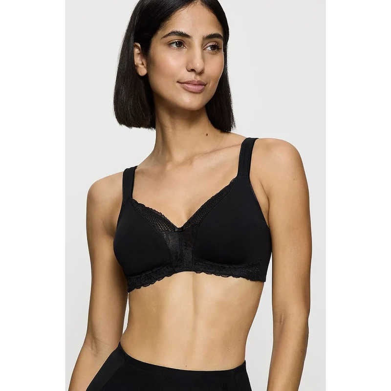 Soutien-gorge modelant sans armature coton dentelle confort quotidien Triumph