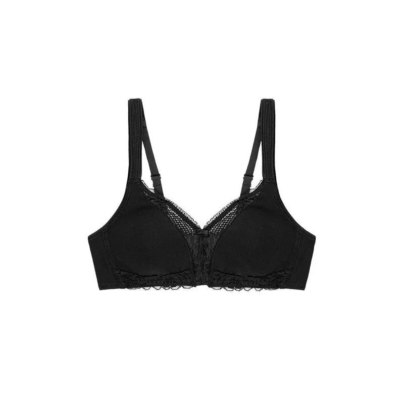 Soutien-gorge modelant sans armature coton dentelle confort quotidien Triumph