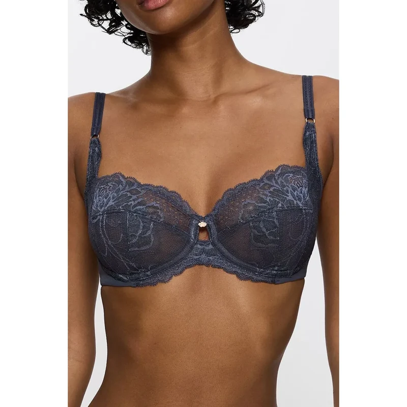 Soutien-gorge armatures dentelle florale grandes tailles confort ajustement naturel