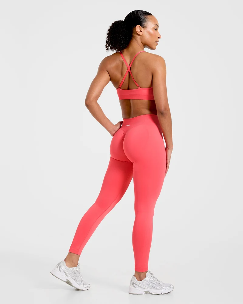 Enhance Seamless Sports Bra - Summer Coral
