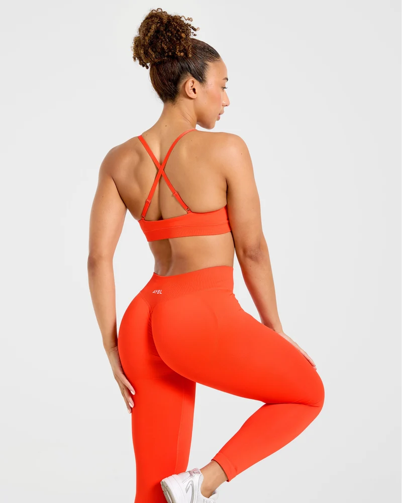 Enhance Seamless Leggings - Summer Orange