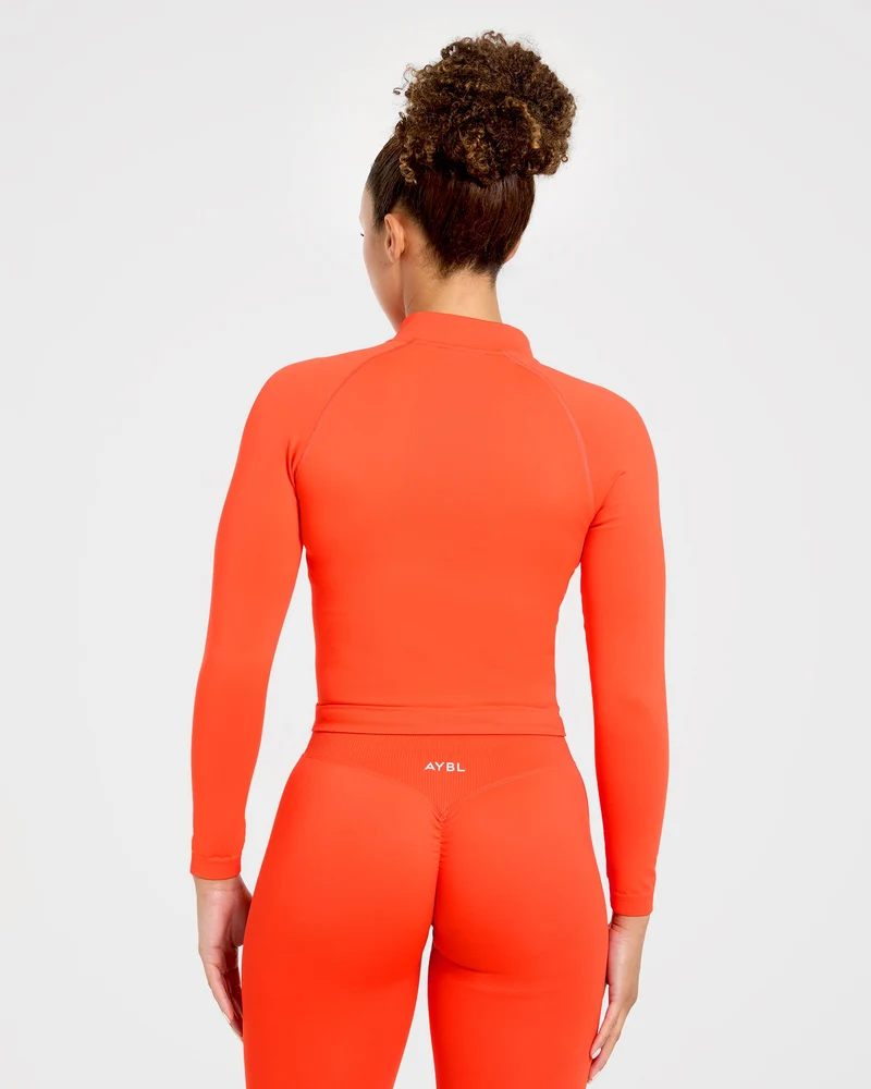 Enhance Seamless Jacket - Summer Orange