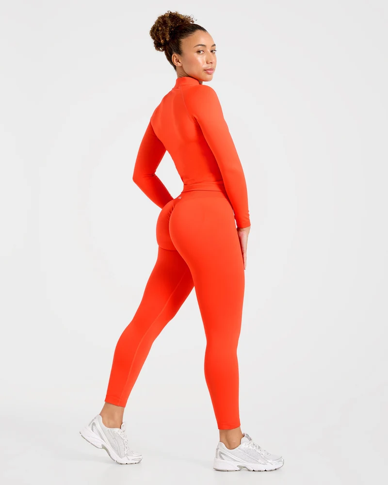 Enhance Seamless Jacket - Summer Orange