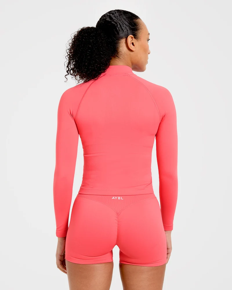 Enhance Seamless Jacket - Summer Coral
