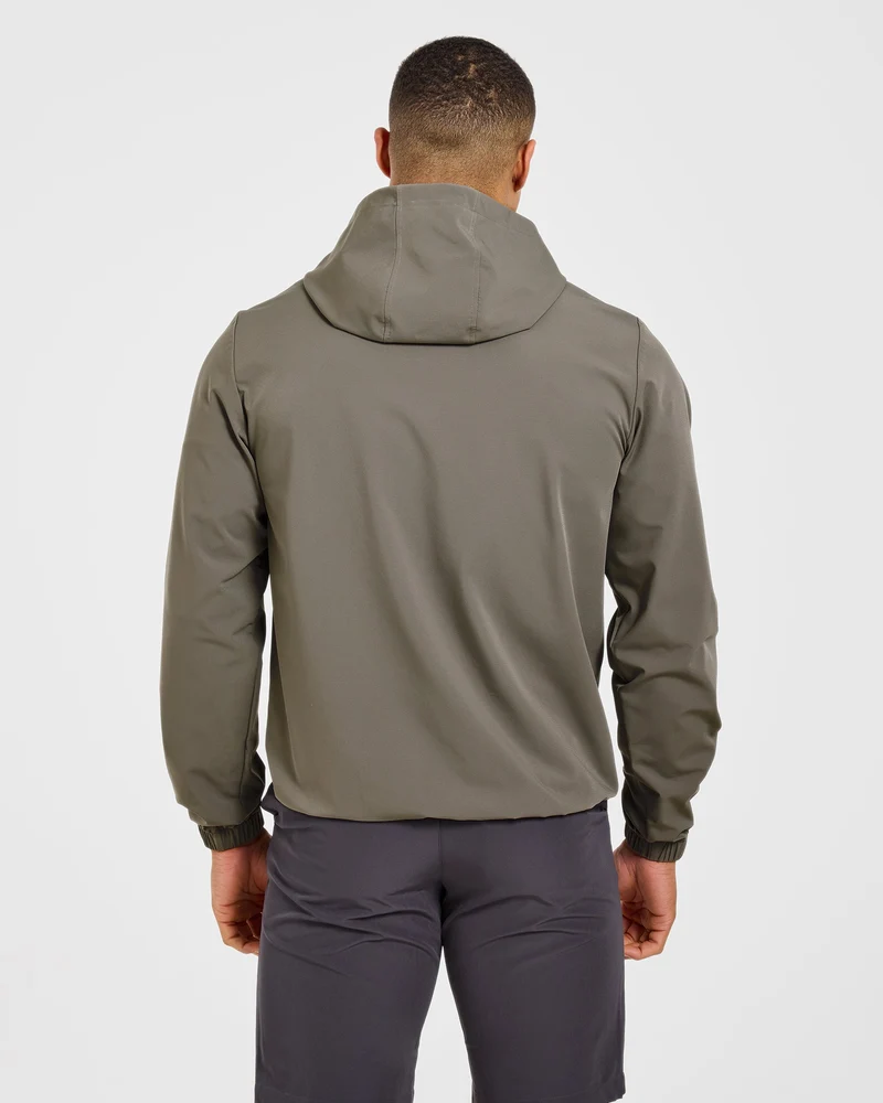 Precision 1/4 Zip Wind Pullover - Deep Woodland