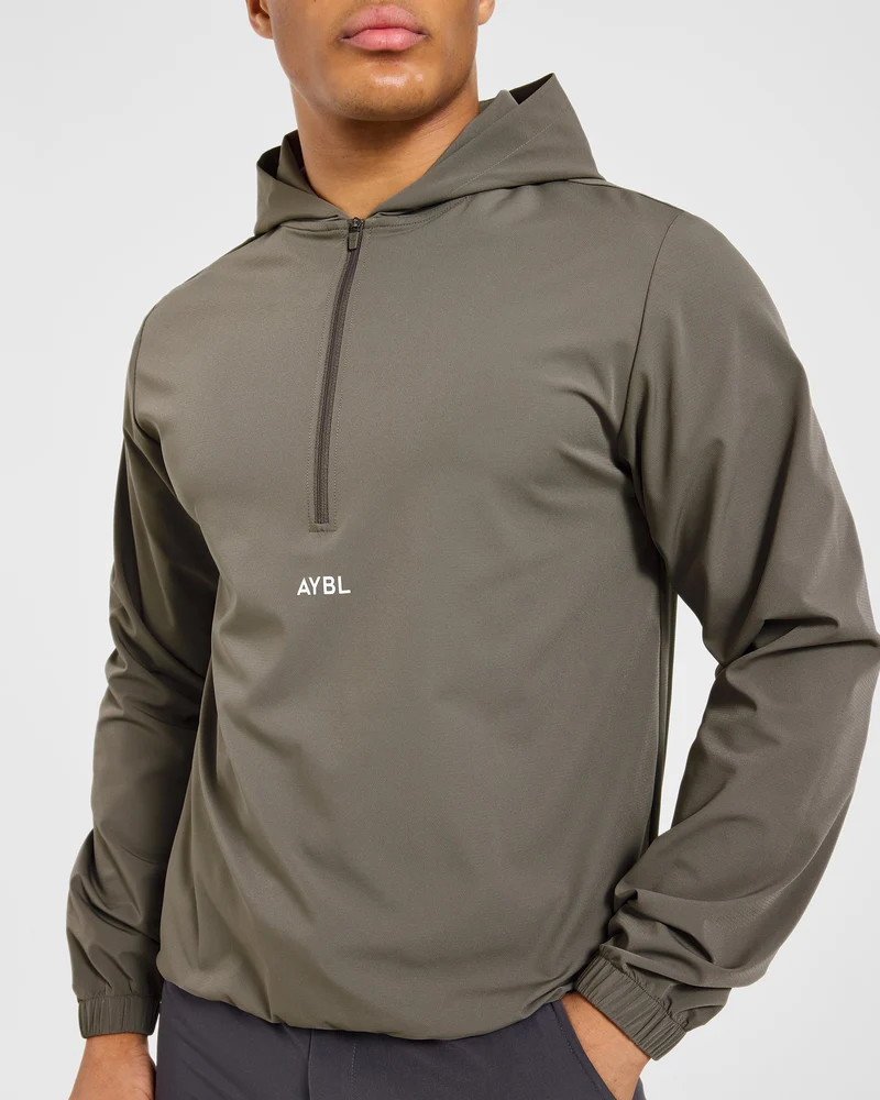 Precision 1/4 Zip Wind Pullover - Deep Woodland
