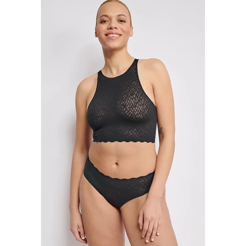 Culottes hipster sans couture dentelle élastique matériaux recyclés Sloggi