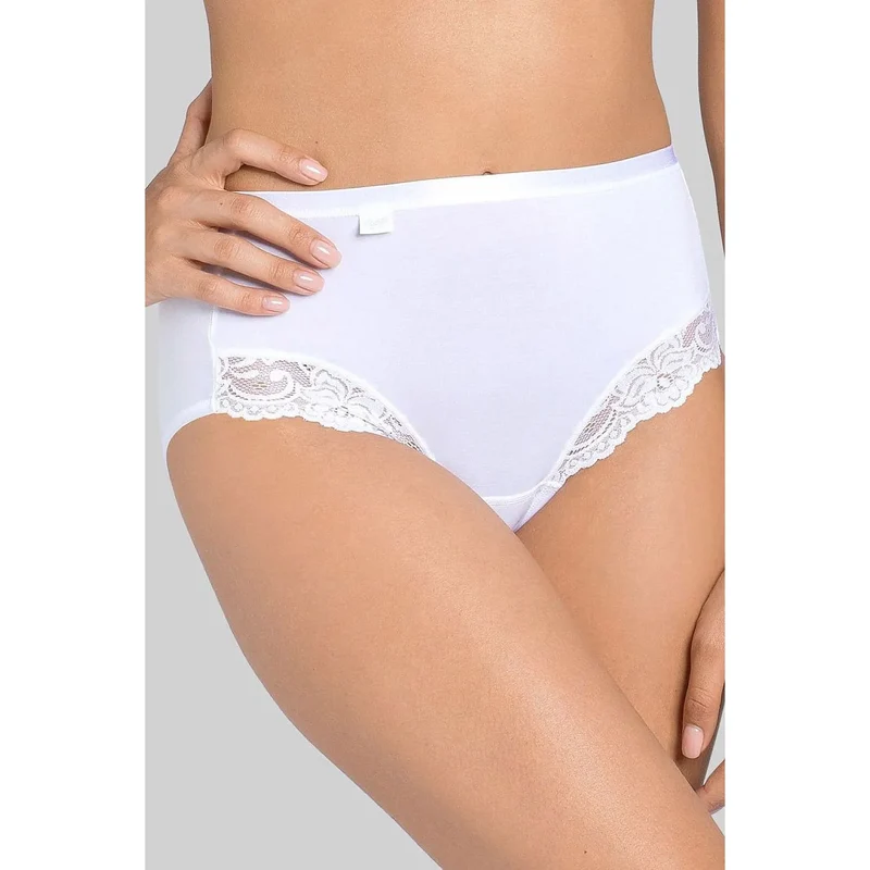 Culottes maxi coton Supima microfibre dentelle élastique Sloggi femmes élégantes