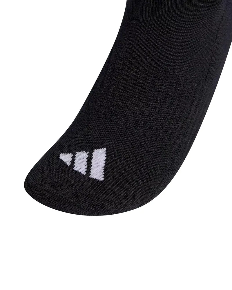 Calze 3-Stripes imbottite a metà polpaccio Adidas (3 paia) Black