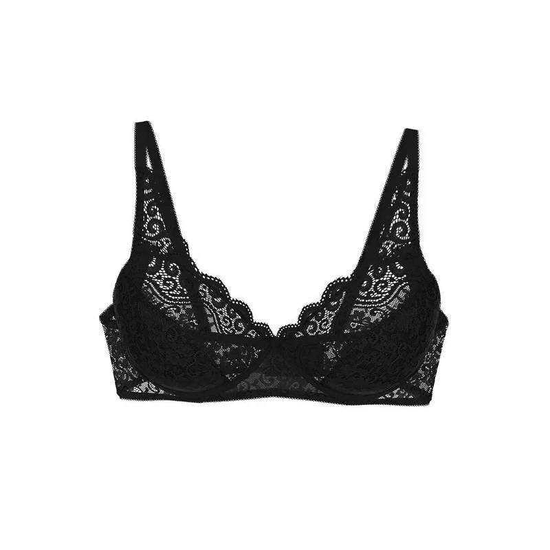 Soutien-gorge sans armatures ajustement parfait LYCRA motif jacquard élégant