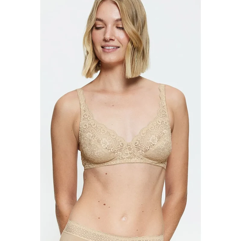 Soutien-gorge sans armatures Amourette tissu LYCRA motif jacquard moderne