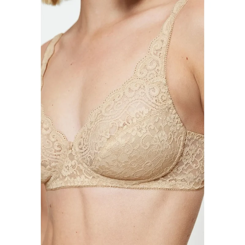 Soutien-gorge sans armatures Amourette tissu LYCRA motif jacquard moderne