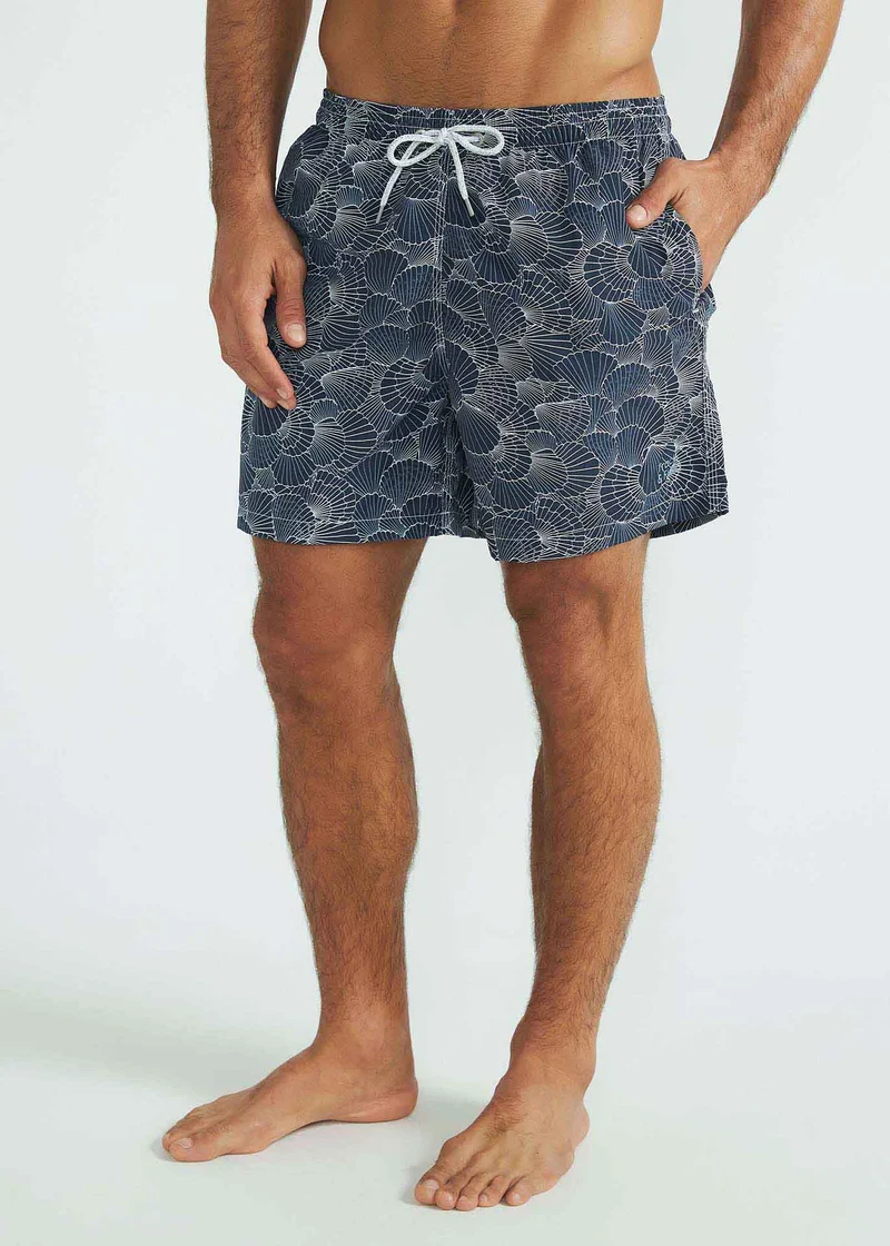 Calção Homem Beach Médio Estampado