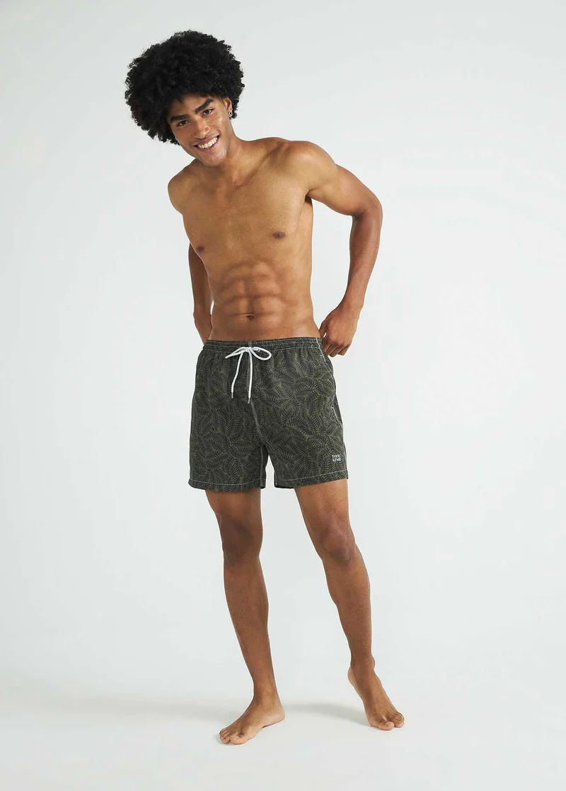 Calção Homem Beach Médio Estampado
