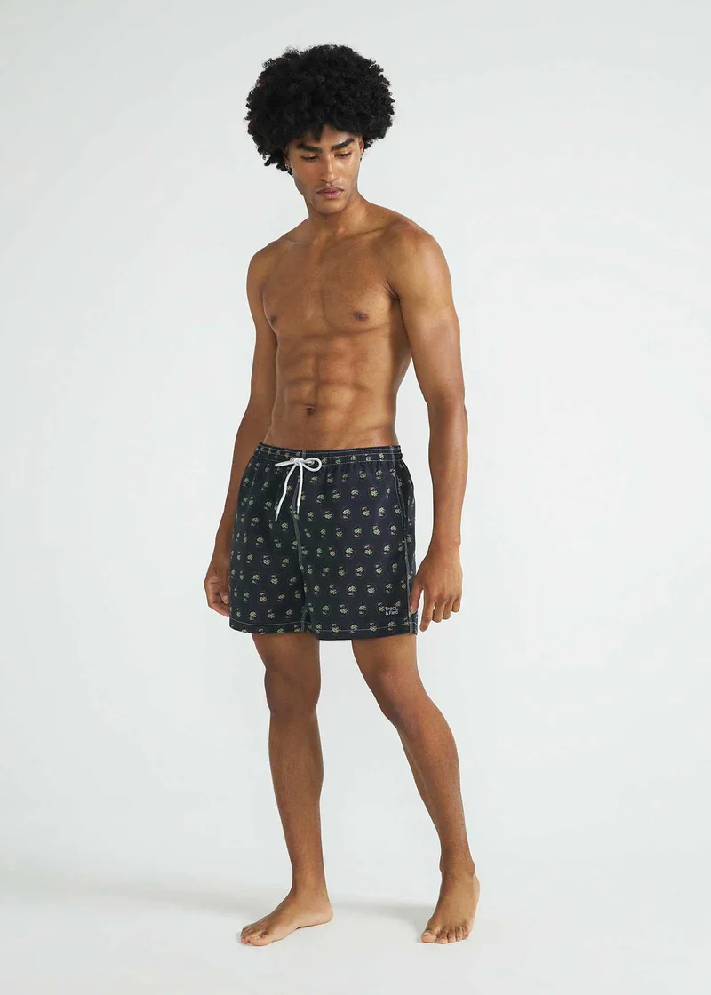 Calção Homem Beach Médio Estampado