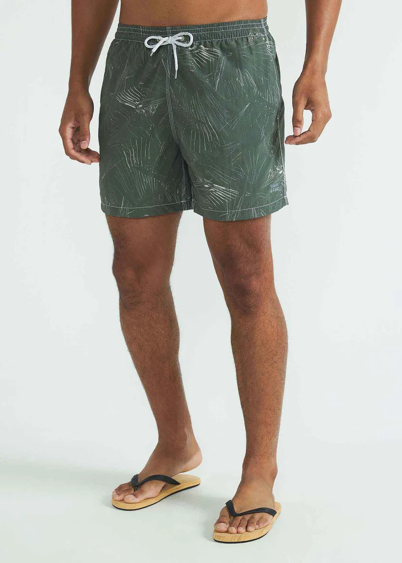 Calção Homem Beach Médio Estampado