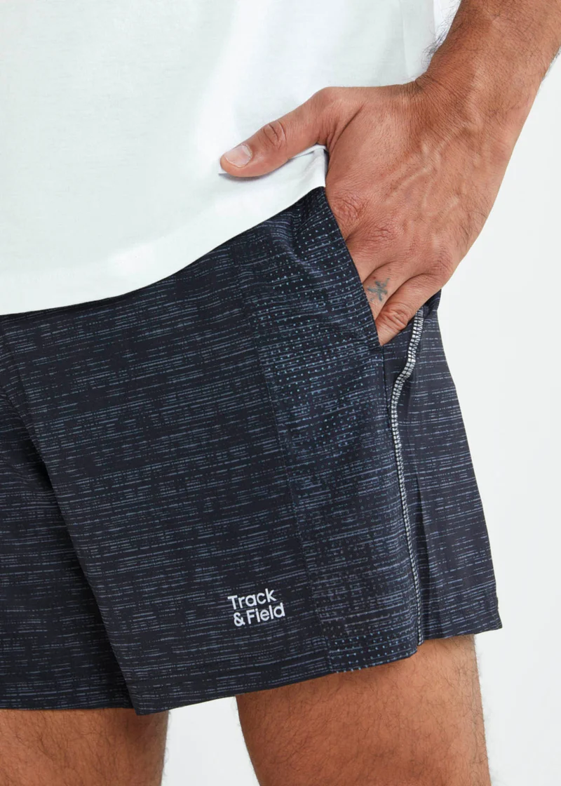 Calção Homem Curto Laser Estampado Traços