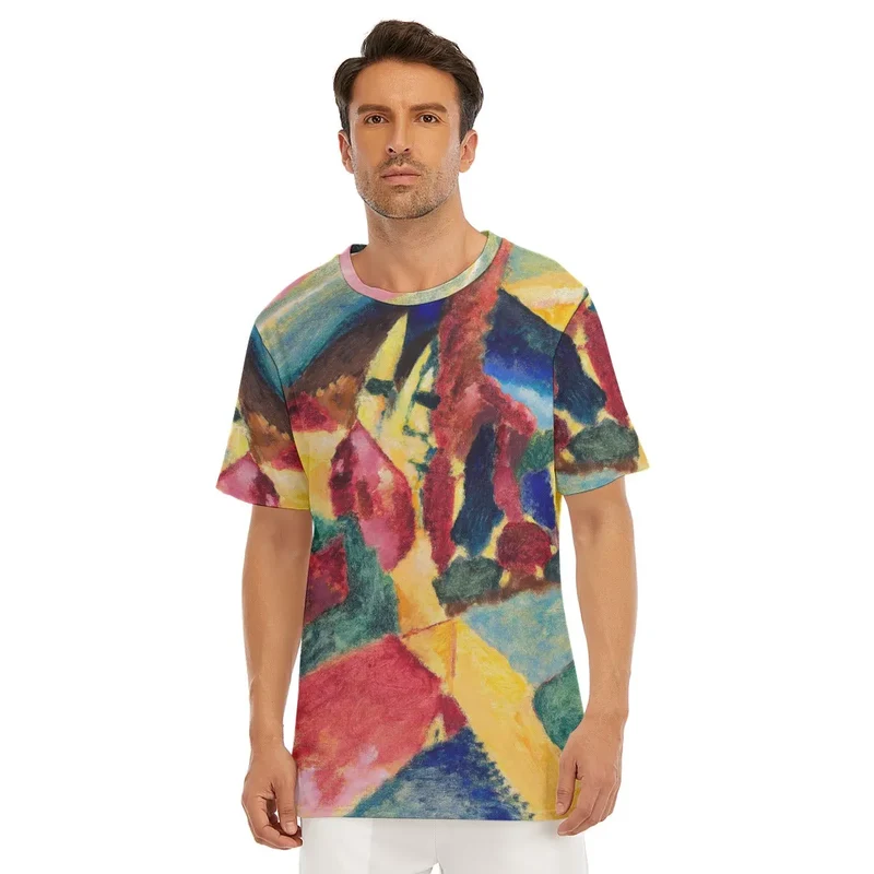 Landscape with Two Poplars Wassily Kandinsky T-Shirt
