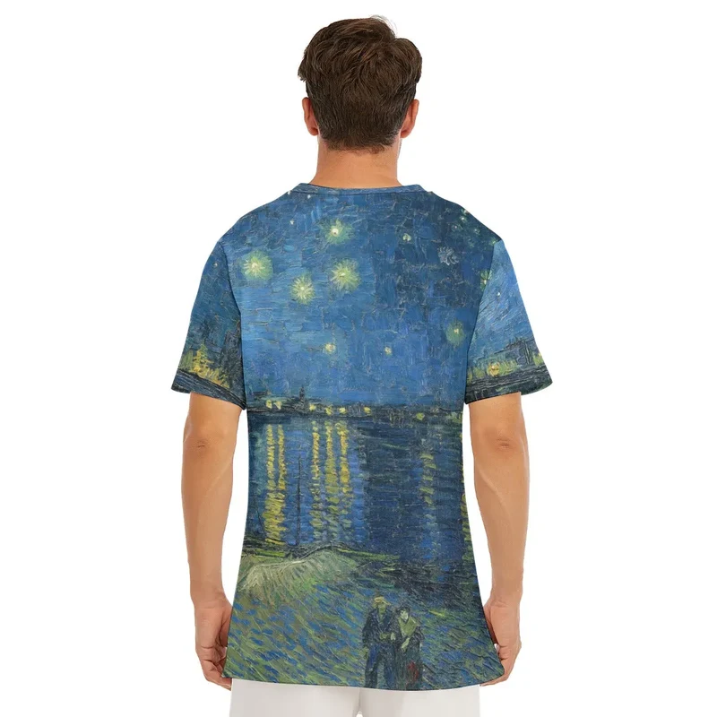 Starry Night Over the Rhone Van Gogh T-Shirt