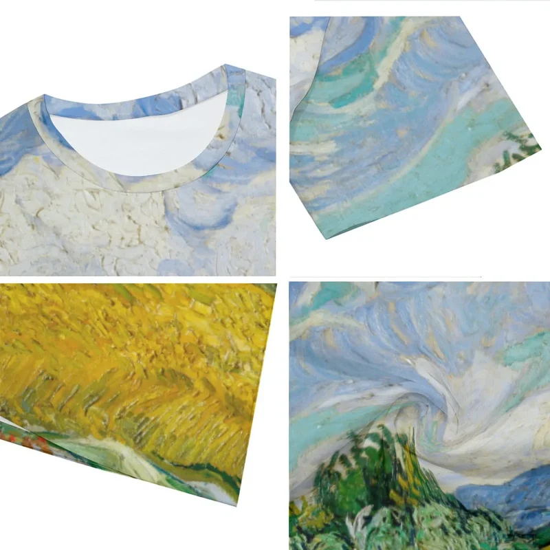 Wheat Field with Cypresses Van Gogh T-Shirt