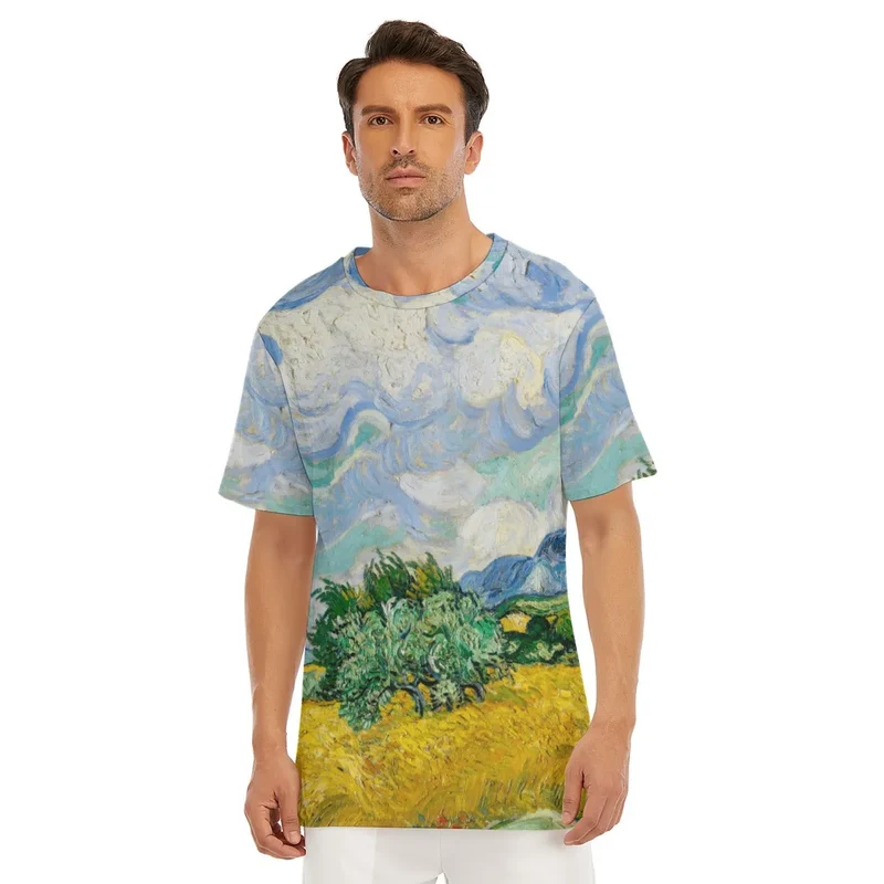 Wheat Field with Cypresses Van Gogh T-Shirt