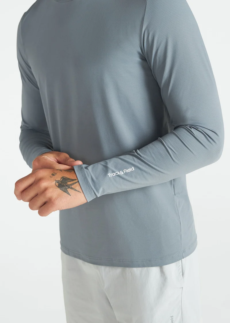 T-shirt Homem Manga Longa Uv Mesh