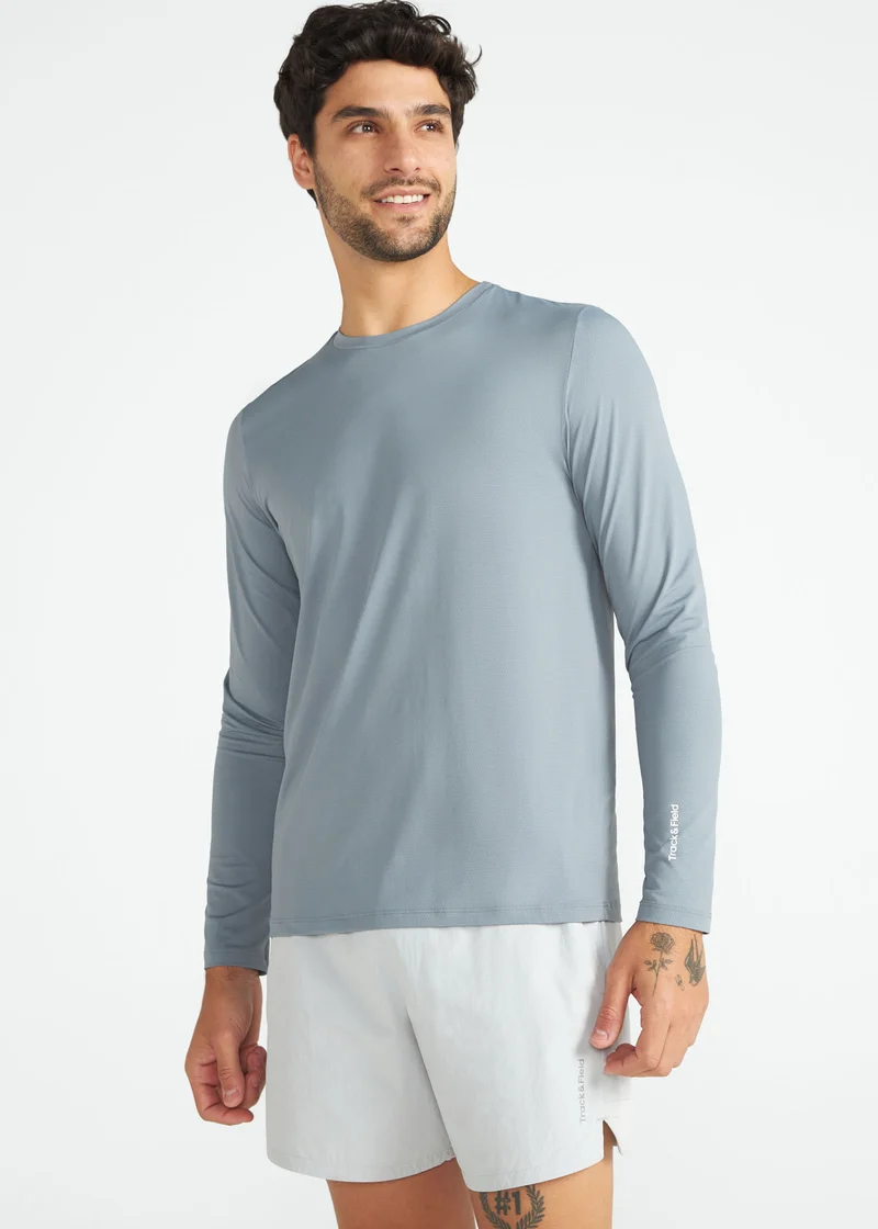 T-shirt Homem Manga Longa Uv Mesh