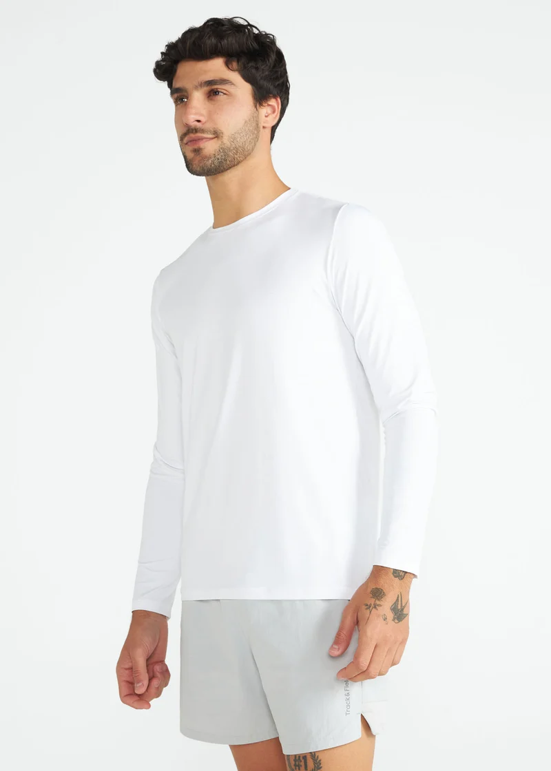 T-Shirt Homem Manga Longa Uv Mesh