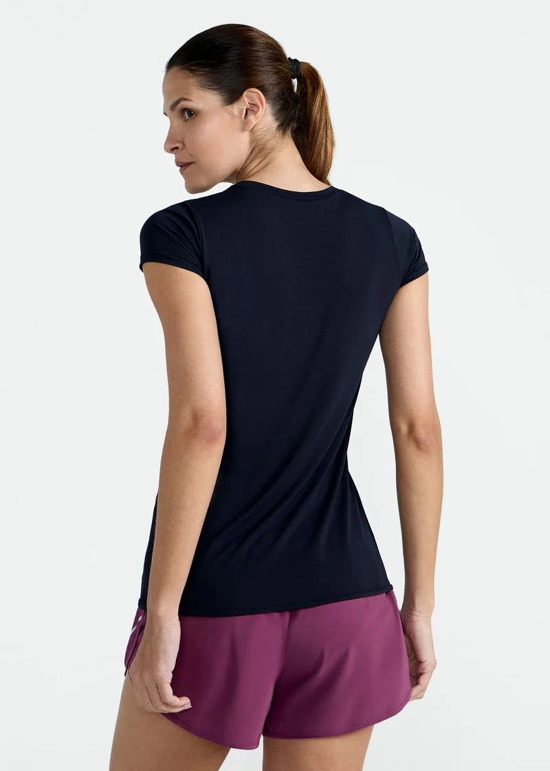 T-Shirt Mulher Manga Curta Thermodry Petalas
