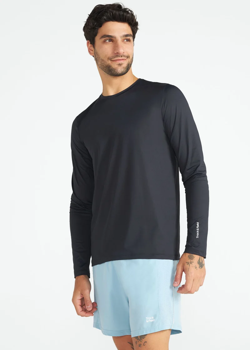 T-Shirt Homem Manga Longa Uv Mesh