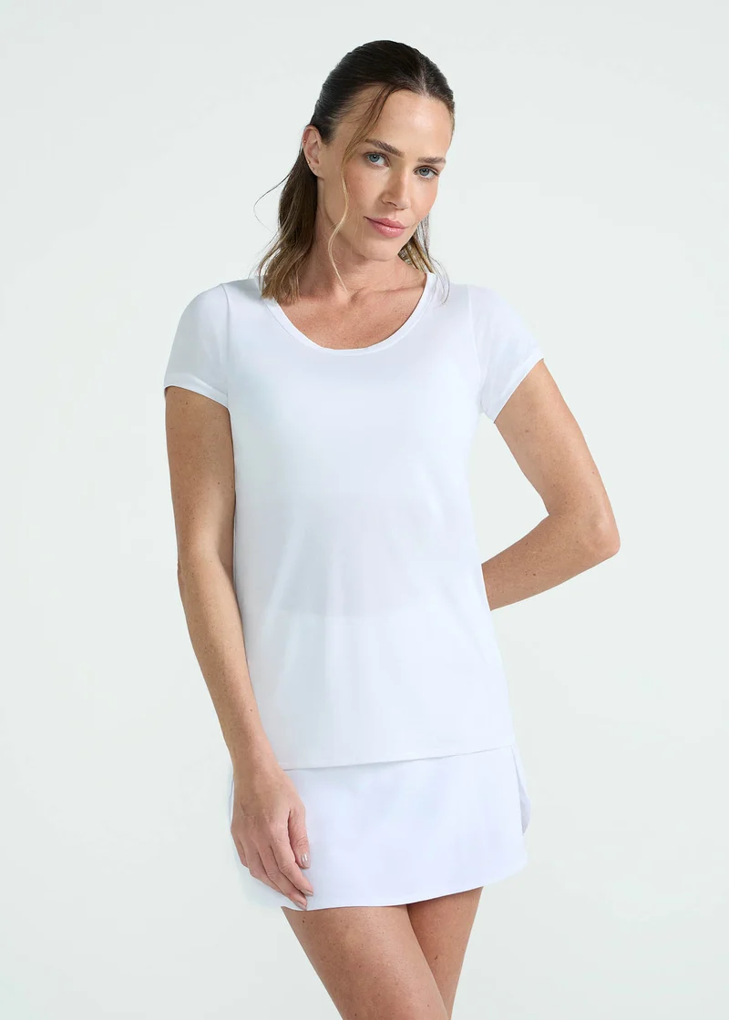 T-shirt Mulher Manga Curta Thermodry U