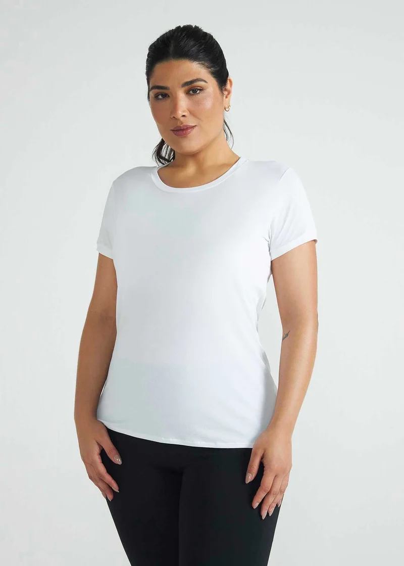 T-shirt Mulher Manga Curta Thermodry U