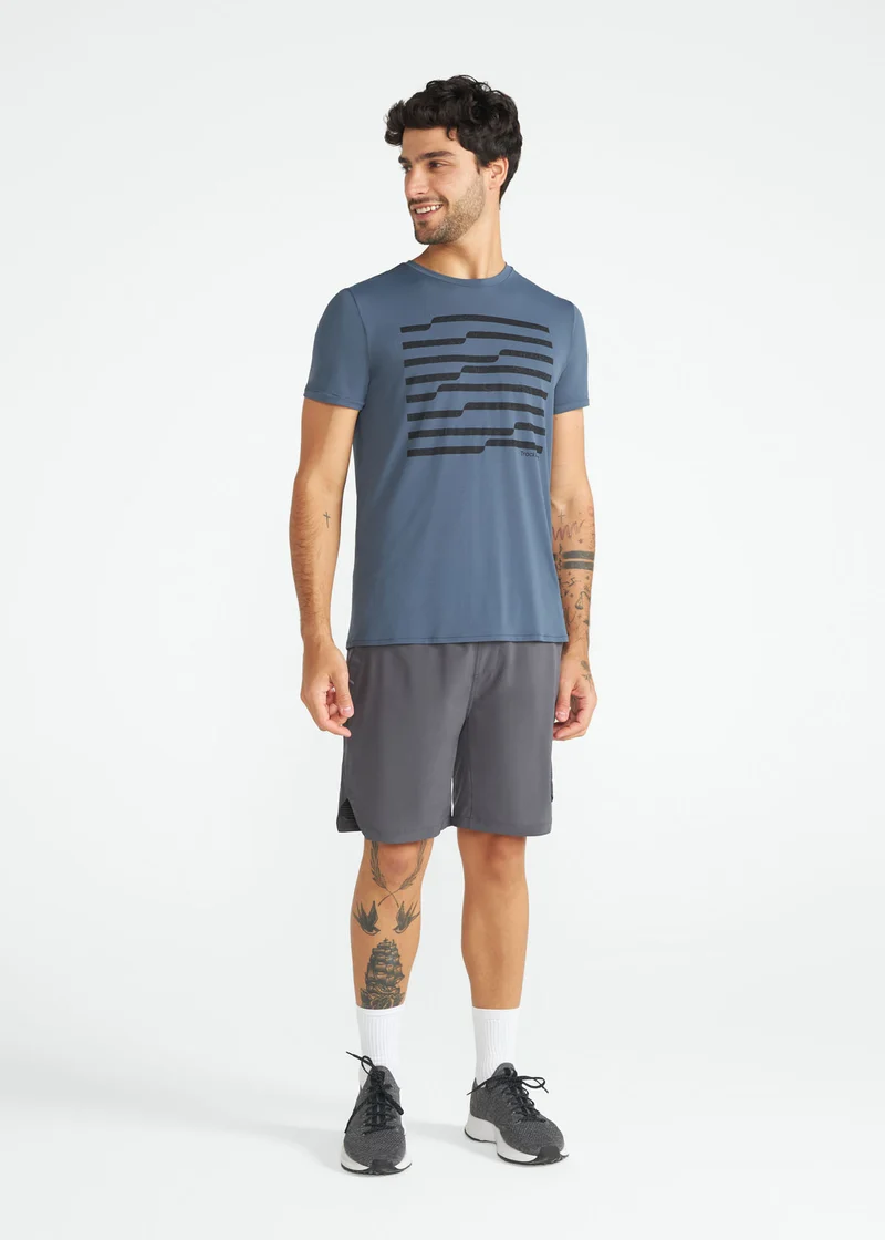 T-Shirt Homem Manga Curta Thermodry Littografia