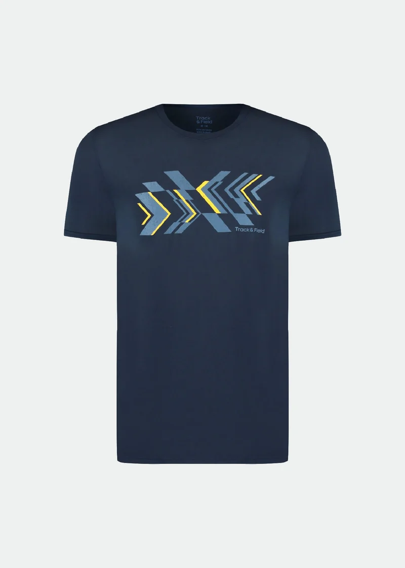 T-Shirt Homem Manga Curta Thermodry Setas