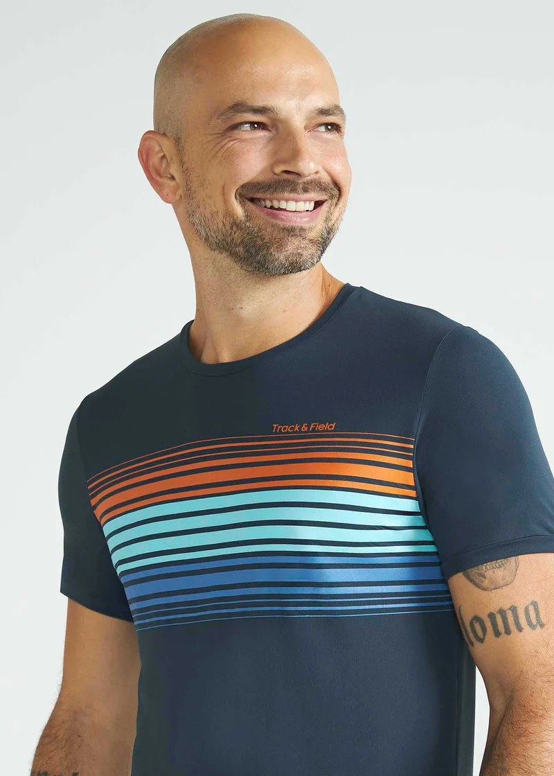 T-shirt Homem Manga Curta Thermodry Listra