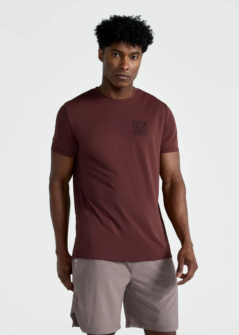 T-Shirt Homem Manga Curta Thermodry Mural