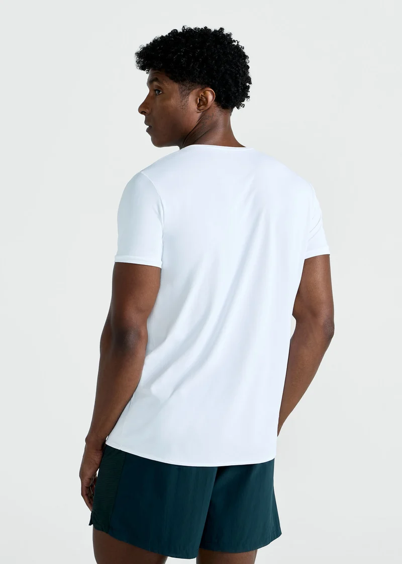 T-Shirt Homem Manga Curta Thermodry Rede