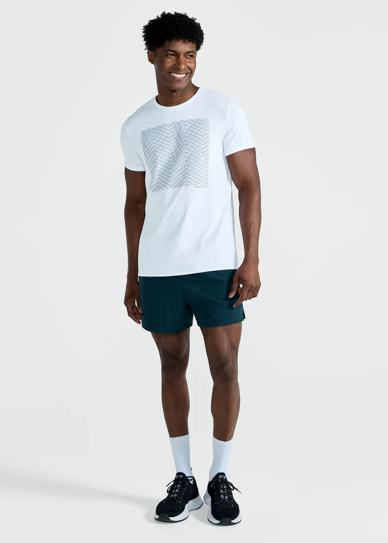 T-Shirt Homem Manga Curta Thermodry Rede