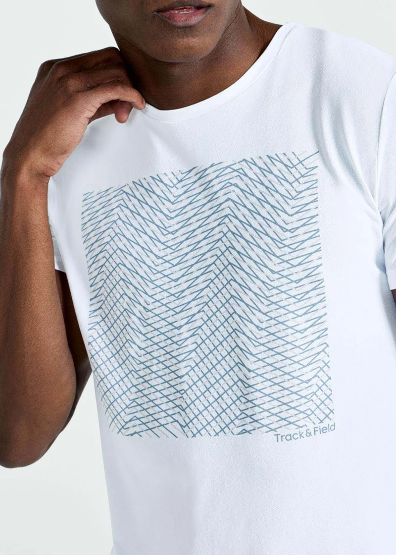 T-Shirt Homem Manga Curta Thermodry Rede