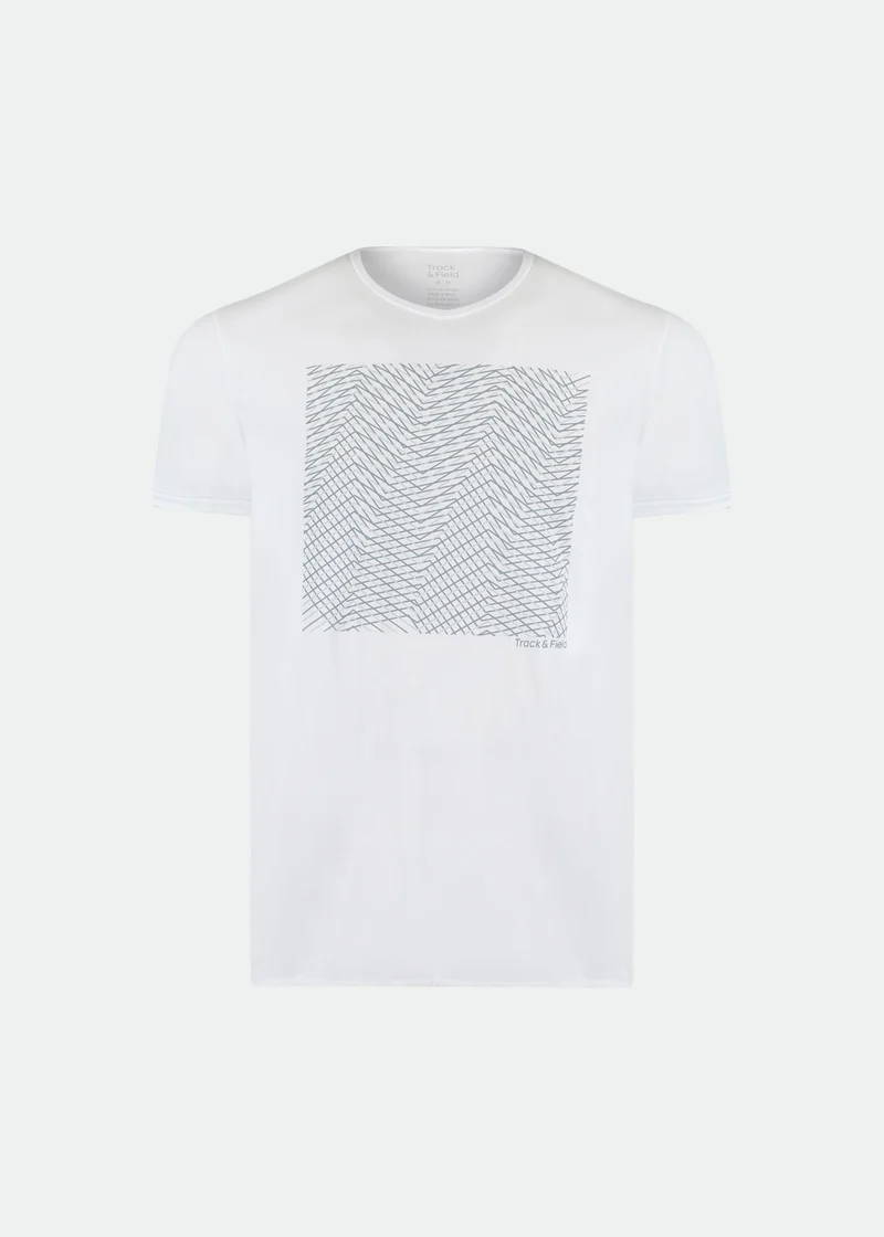 T-Shirt Homem Manga Curta Thermodry Rede
