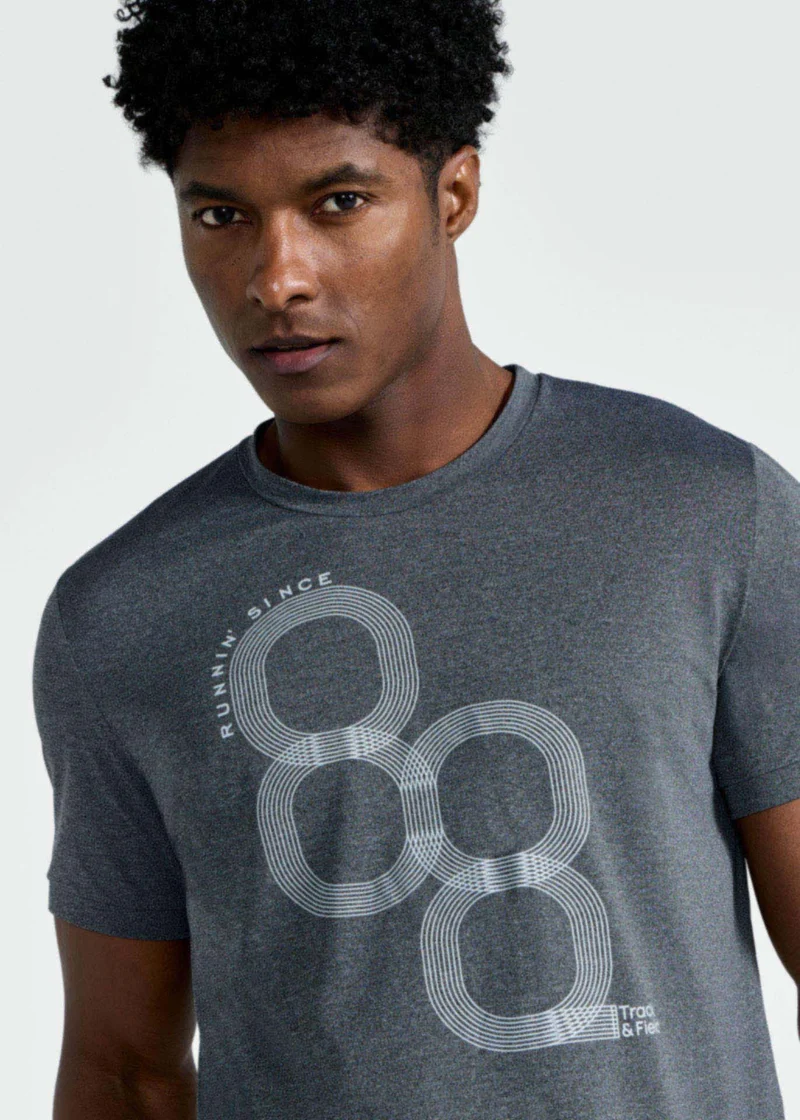 T-Shirt Homem Manga Curta Thermodry Running