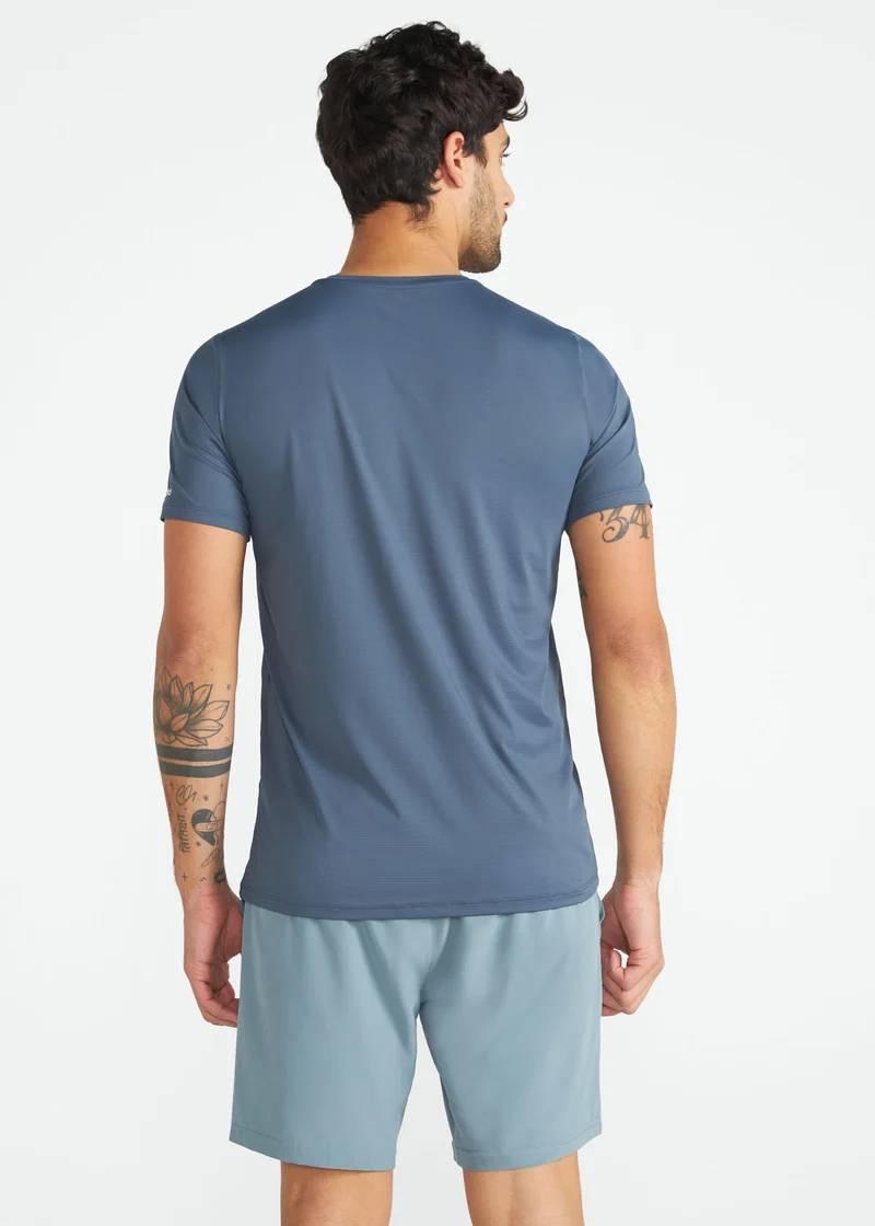 T-Shirt Homem Manga Curta Uv Mesh