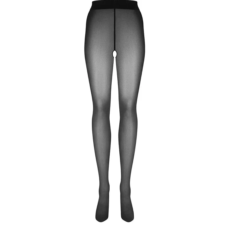 Collants semi-transparents audacieux inscription moderne pour femmes confiantes