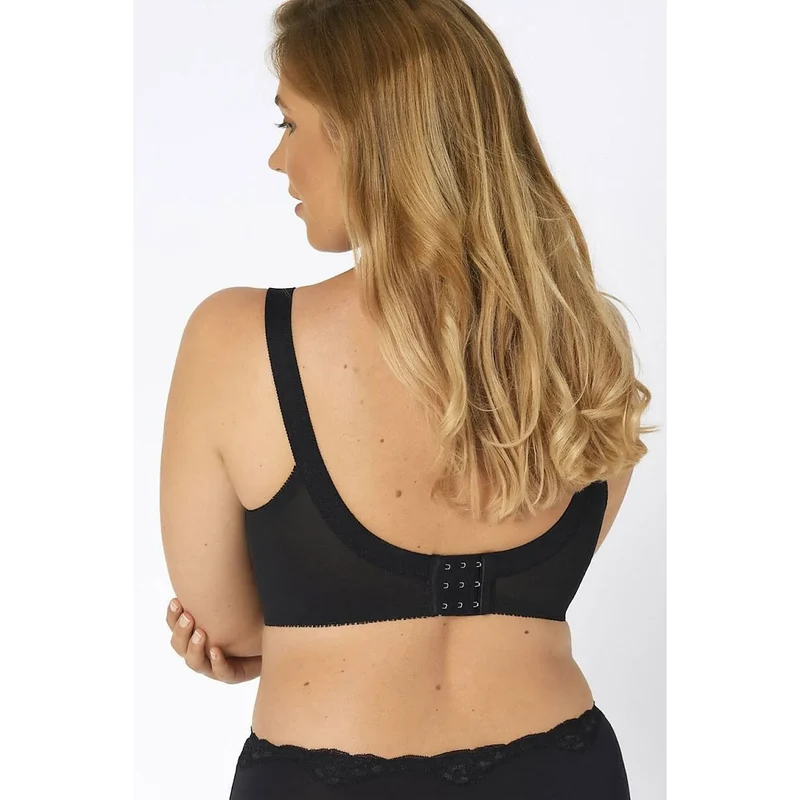 Soutien-gorge sans armatures confort dentelle large bretelles maintien