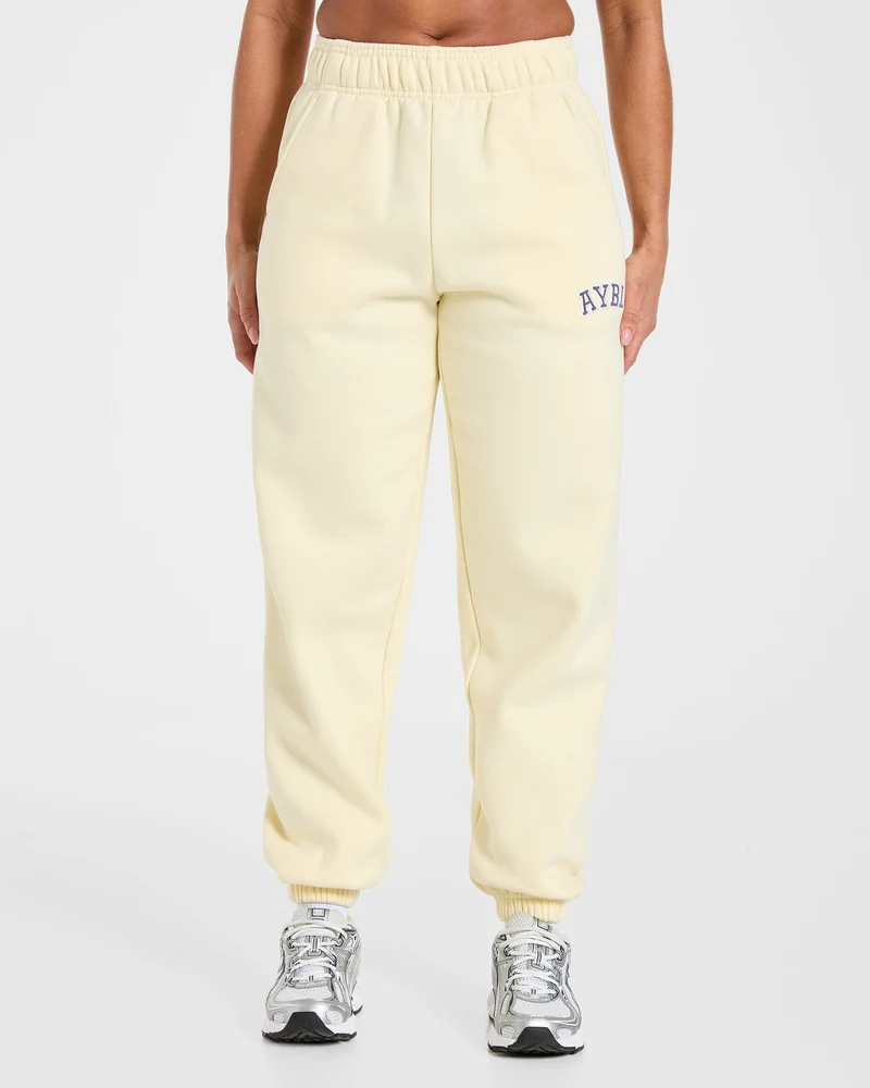 Varsity 2.0 Oversized Joggers - Butter Jaune