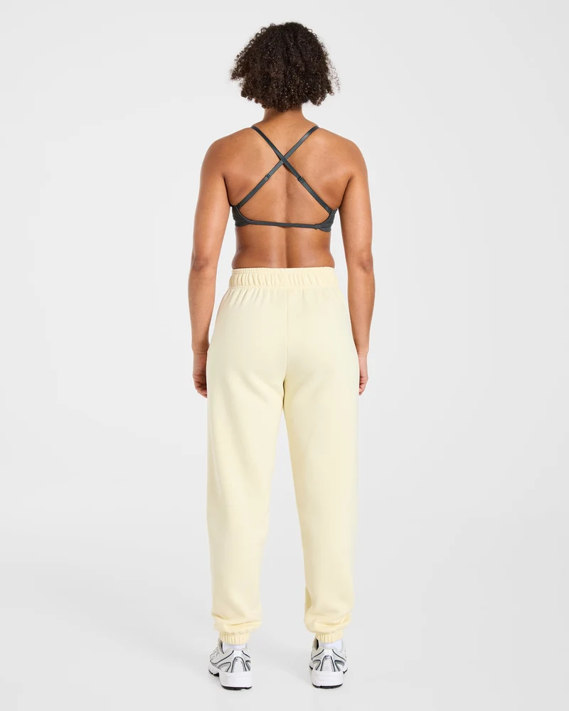 Varsity 2.0 Oversized Joggers - Butter Jaune