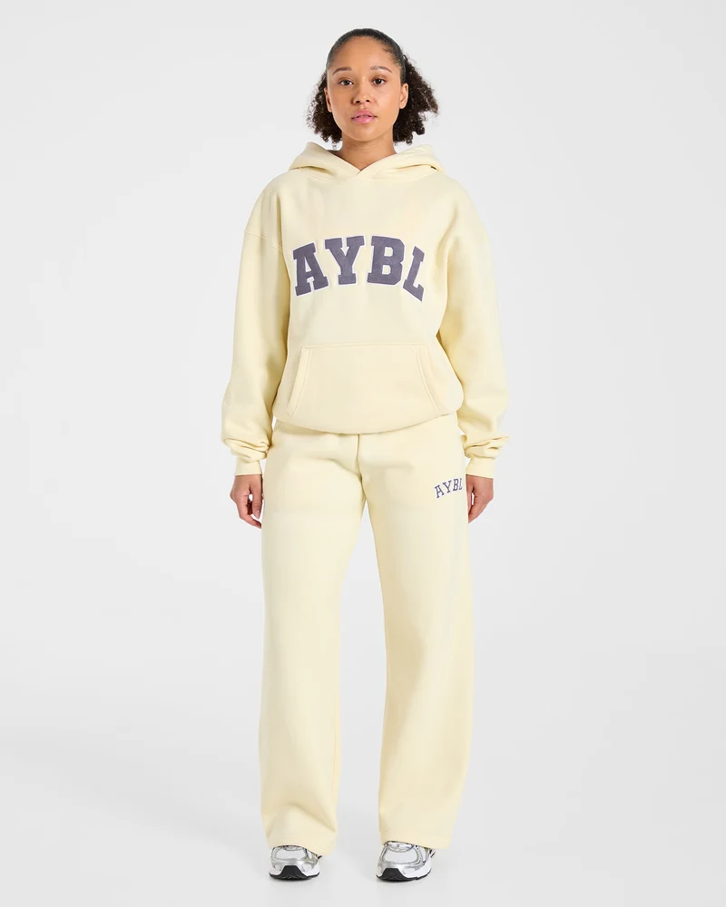 Varsity 2.0 Oversized Hoodie - Butter Jaune