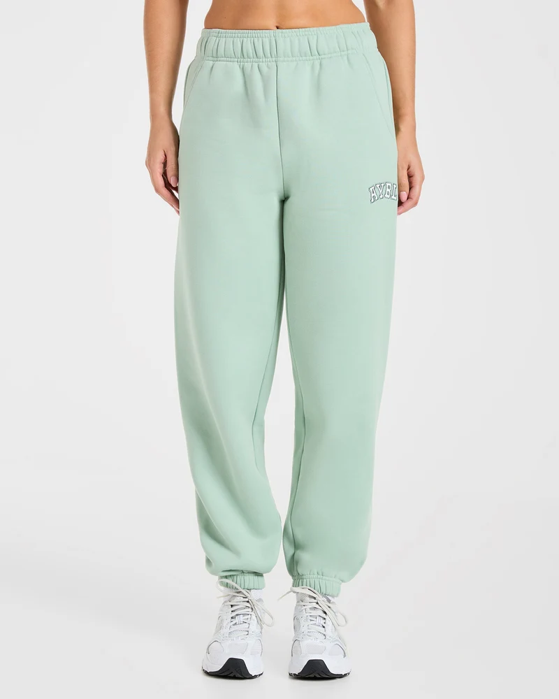 Varsity 2.0 Oversized Joggers - Sage Vert