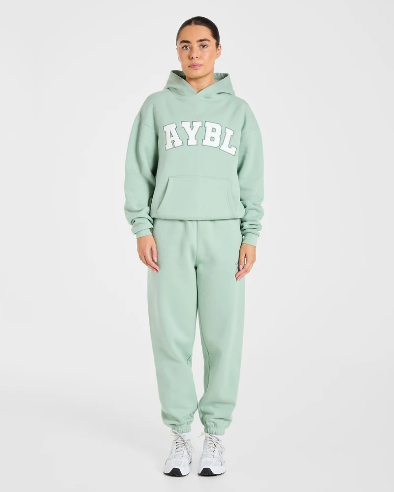 Varsity 2.0 Oversized Joggers - Sage Vert