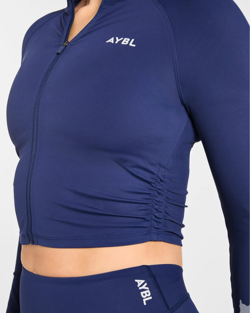 Physique Zip Up Jacket - Midnight Navy
